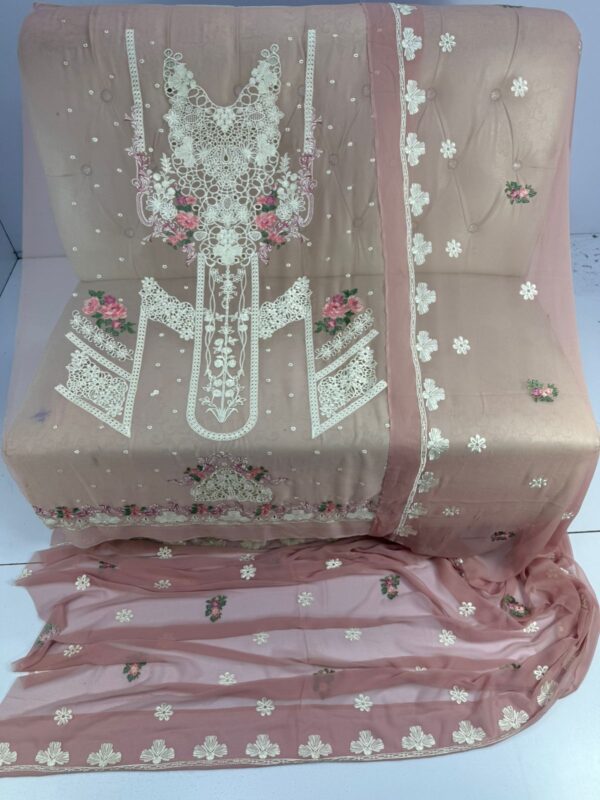 Embroidered sohni dharti chiffon-21