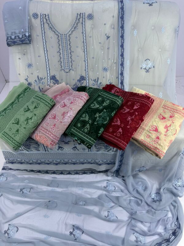 Embroidered sohni dharti chiffon-22