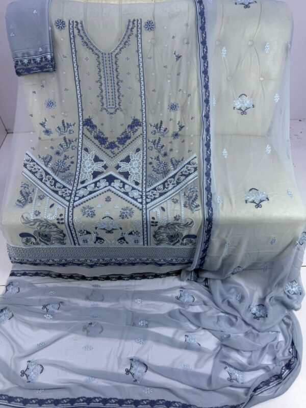 Embroidered sohni dharti chiffon-22