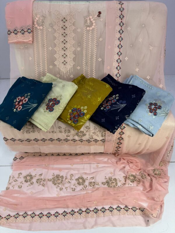 Embroidered sohni dharti chiffon-24