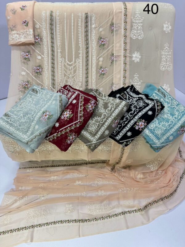 Embroidered sohni dharti chiffon-29