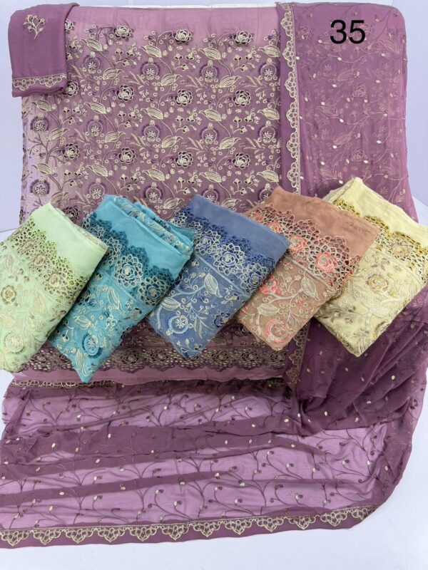 Embroidered sohni dharti chiffon-37