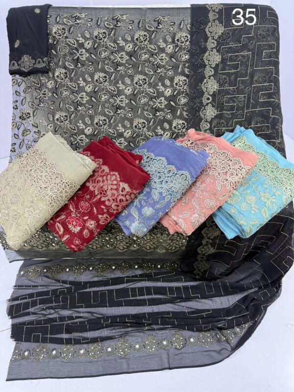Embroidered sohni dharti chiffon-36