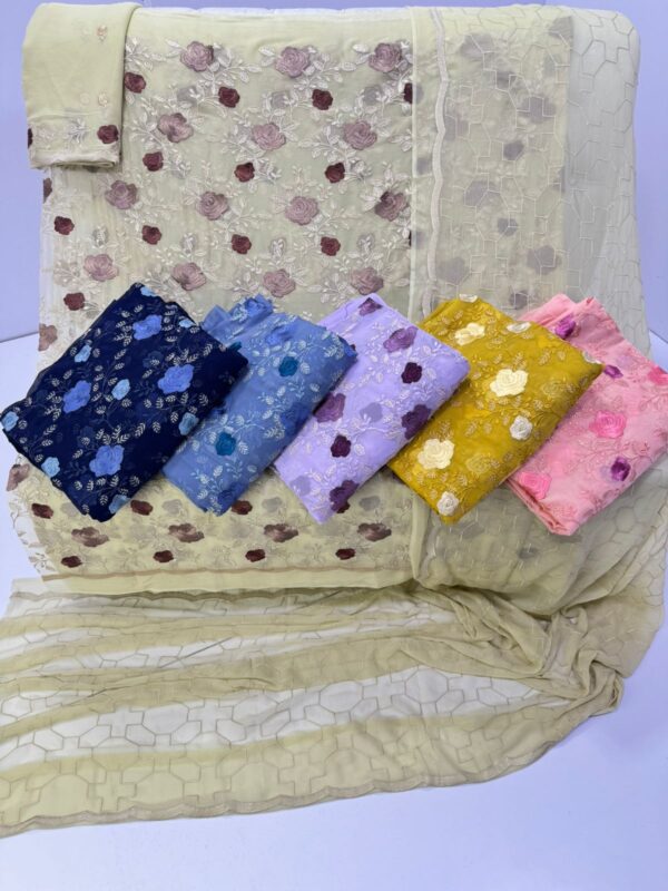 Embroidered sohni dharti chiffon-40
