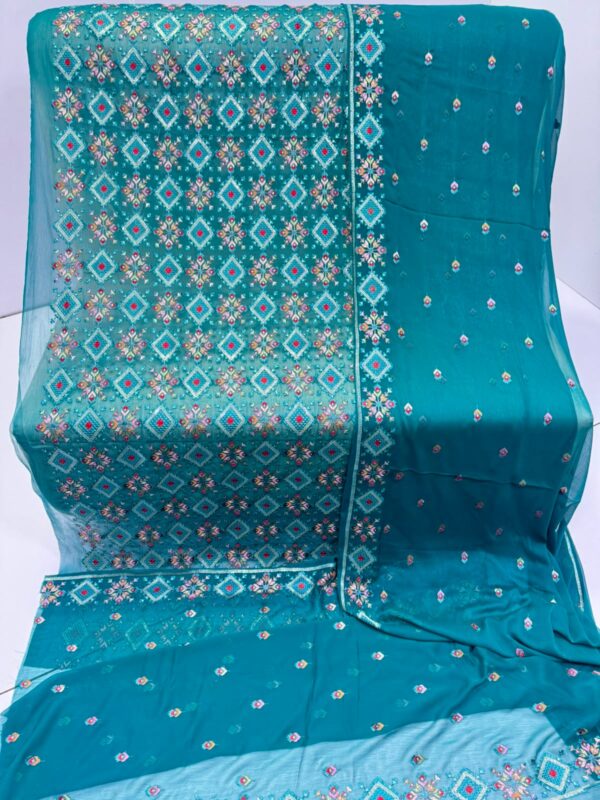 Embroidered sohni dharti chiffon SE-57