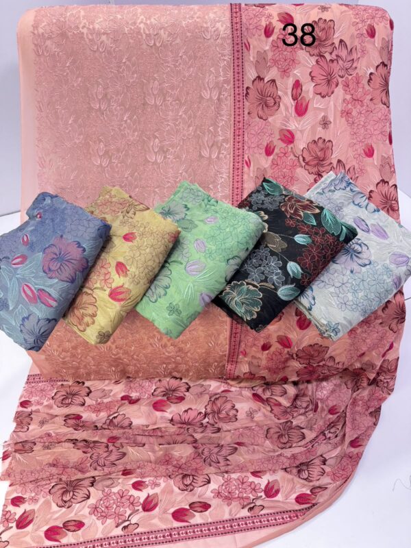Embroidered sohni dharti chiffon SE-60