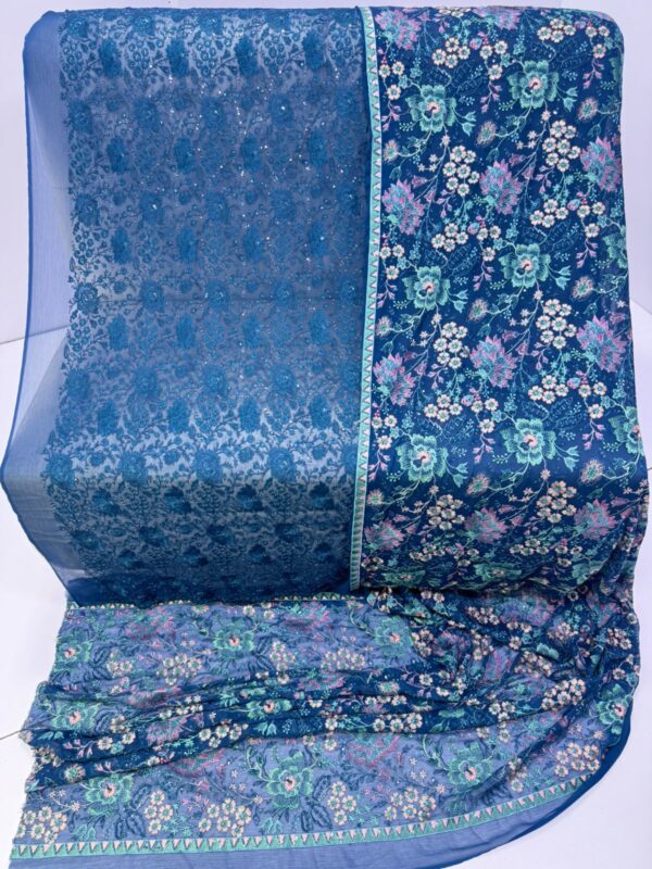 Embroidered sohni dharti chiffon SE-62