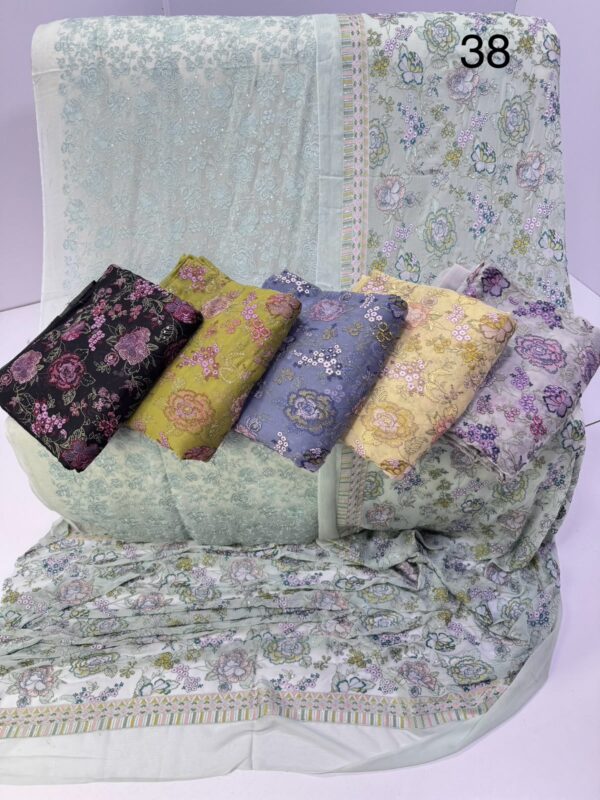 Embroidered sohni dharti chiffon SE-66